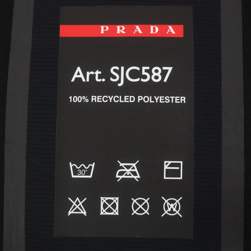 Prada 21AW Sjc587 Linea Rossa Linea Rosso Heat Seal Tape Technical Fabric