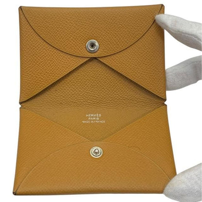 Hermes Calvi Card Case Business Card Holder Pass Case Coin Case Coin Case Coin