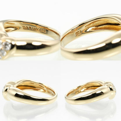 Tiffany & Co Pave Heart 18K Yellow Gold And Diamonds #7 Ladies 4g Ring