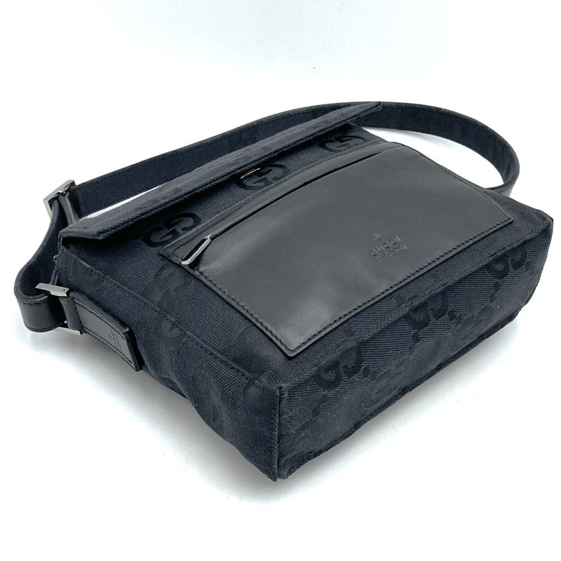 Gucci 001 3307 Shoulder Bag Mini Bag Handbag Jumbo GG Canvas