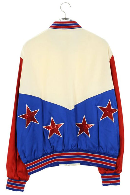 Celine 23SS 2v35n851c Embroidered American Teddy Blouson Men's 50