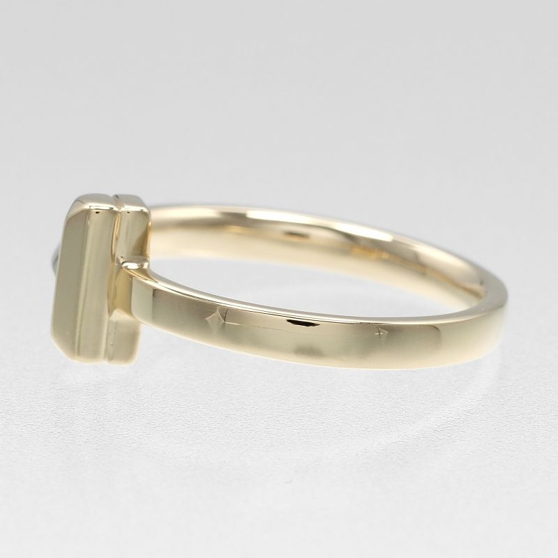 Tiffany & Co T One 18K Yellow Gold #8 Ladies 3.77g Ring