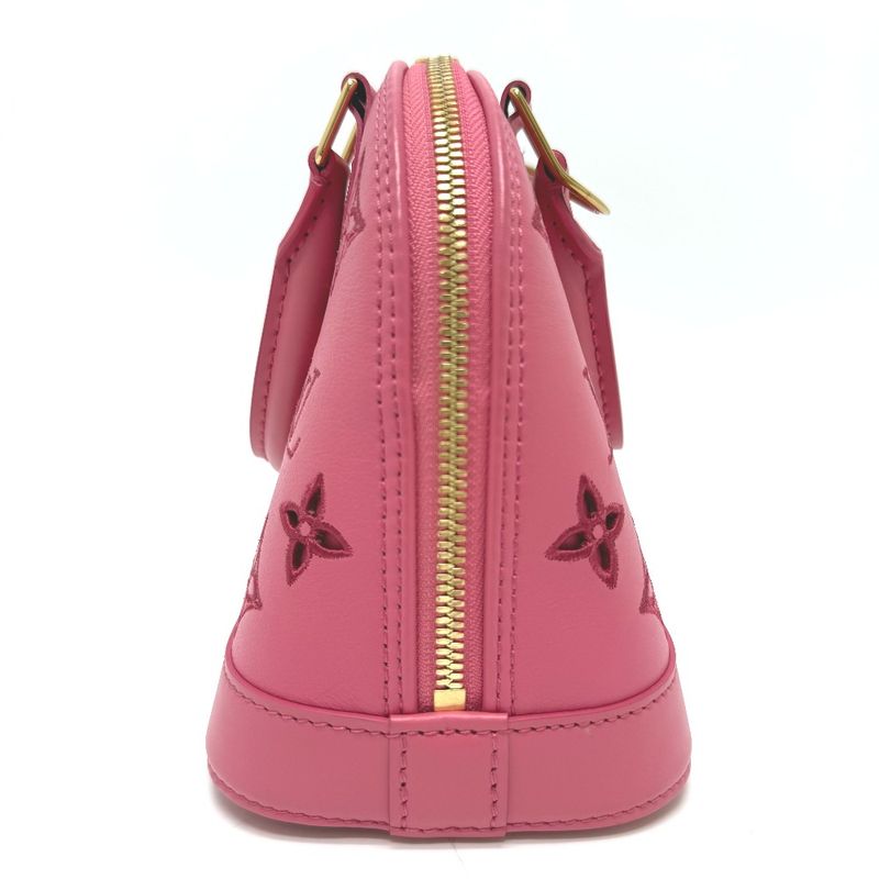 Louis Vuitton Handbag LV Broderie Anglaise Alma BB M22878 Leather Pink