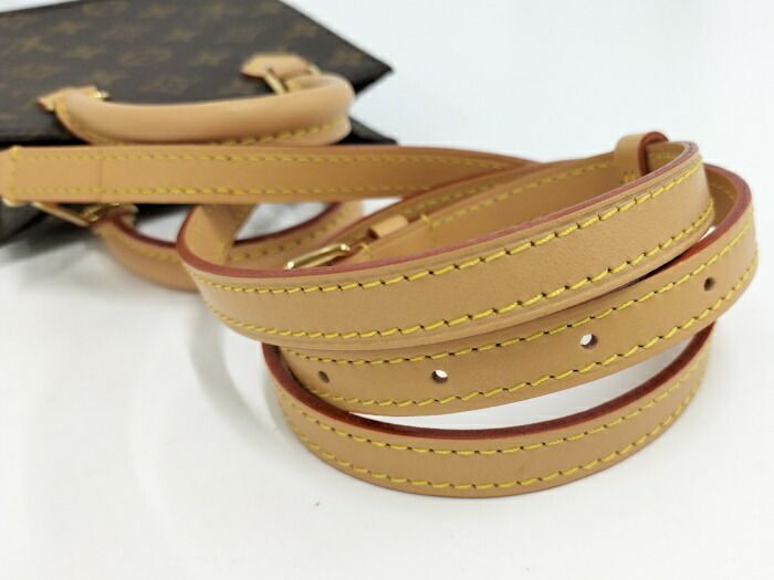 Louis Vuitton Petite Sac Plat Monogram Shoulder Bag Handbag M81295