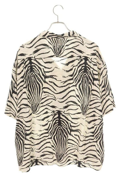 Celine 2c517346q Zebra Print Short Sleeve Shirt Men's 40