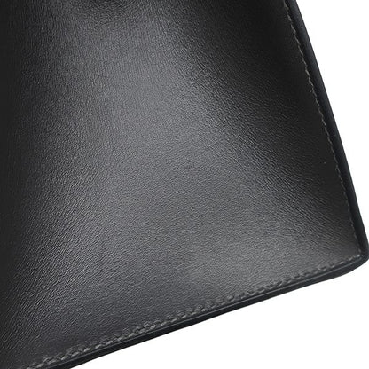 Hermes 2-Way Bag Kelly 28 Outer Stitch Box Calf Graphite Silver Hardware Gray