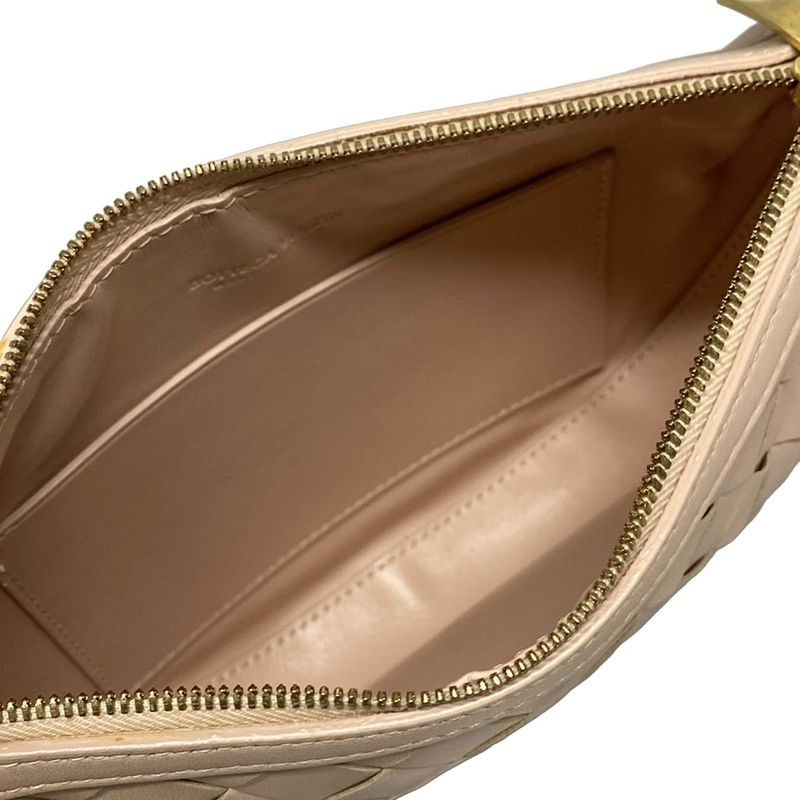 Bottega Veneta Shoulder Bag Mini Sunrise Light Pink Leather