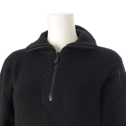 Chanel 96A Cashmere Back Logo Deca Coco Mark High Neck Knit Sweater Top