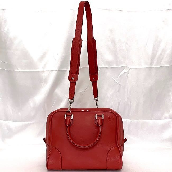 Loewe 2-Way Bag Amazona 75 Red Anagram