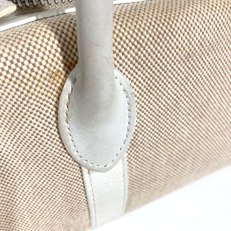 Hermes Handbag Porochon Mademoiselle Toile Ashe Beige