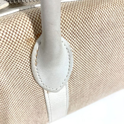 Hermes Handbag Porochon Mademoiselle Toile Ashe Beige