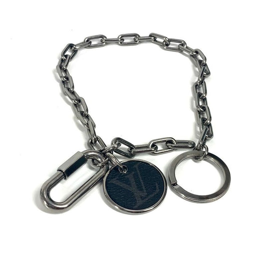 Louis Vuitton Key Holder Key Chain Key Holder M68862 Metal Black