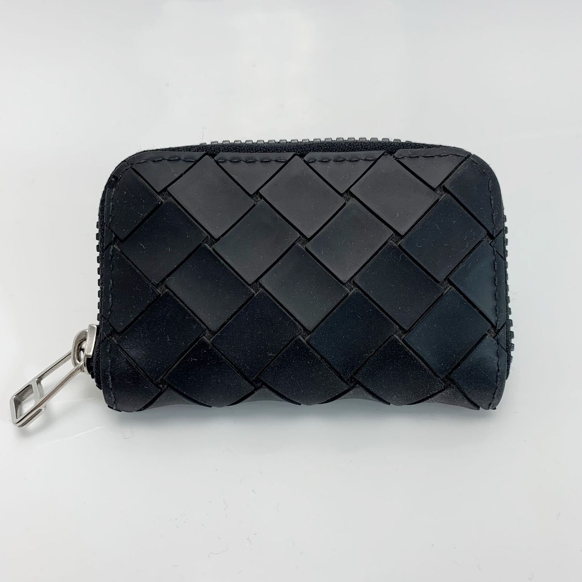 Bottega Veneta Black Wallet Coin Case