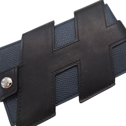 Hermes H Tag Vaux Epson Vorsoft Blue Indigo Black Silver Hardware Z Engraved