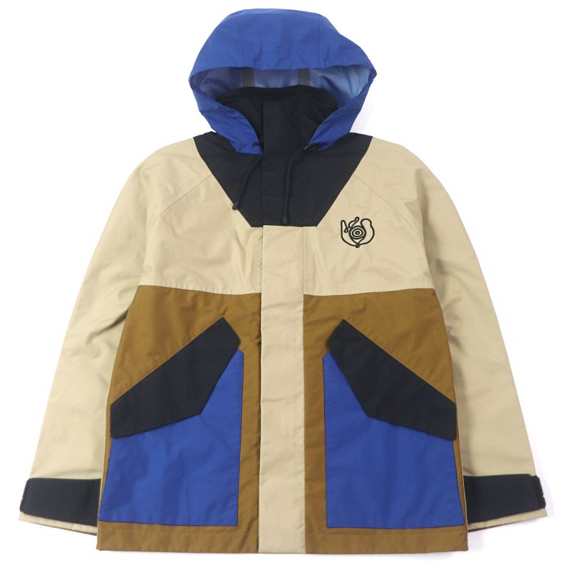 LOEWE H2108161nu Eye LOEWE Nature ELN Parka Jacket Logo Embroidery Color Block