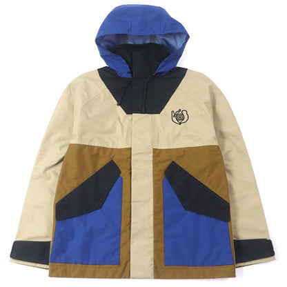 LOEWE H2108161nu Eye LOEWE Nature ELN Parka Jacket Logo Embroidery Color Block