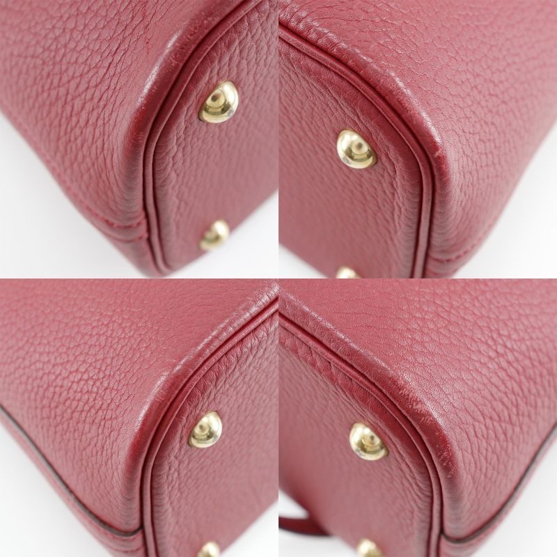 Hermes Bolide 35 Ardennes Red □O Ladies Handbag