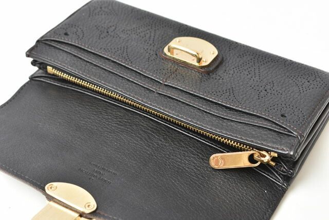 Louis Vuitton Wallet Mahina Louis Vuitton Long Wallet Portefeuille Iris Noir