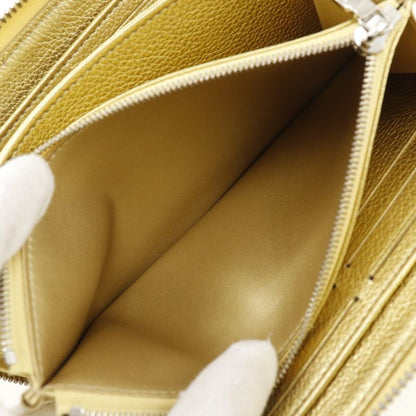 Louis Vuitton Zippy Lock Me Color M69058 Grain Calf Leather Gold Ub5109 Ladies