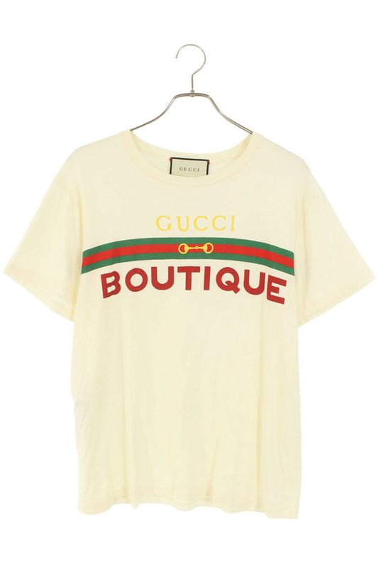 Gucci 22AW 615044 Xjcky Logo Print T-shirt Women XS