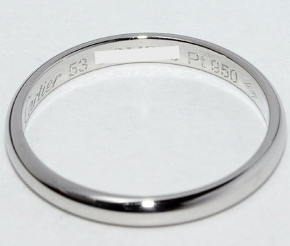 Cartier Ring Pt950 Classic Wedding Ring 1895 Wedding Ring Width 25mm (010in)