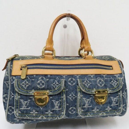 LOUIS VUITTON Monogram Denim Neo Speedy 30 Blue