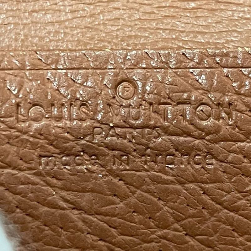 Louis Vuitton Monogram Portobier Identity Bifold Wallet Billfold Card Case Pass