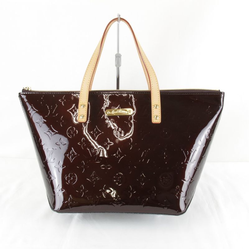 Louis Vuitton M93585/serial Unknown Vernis Perveu PM Amarante Tote