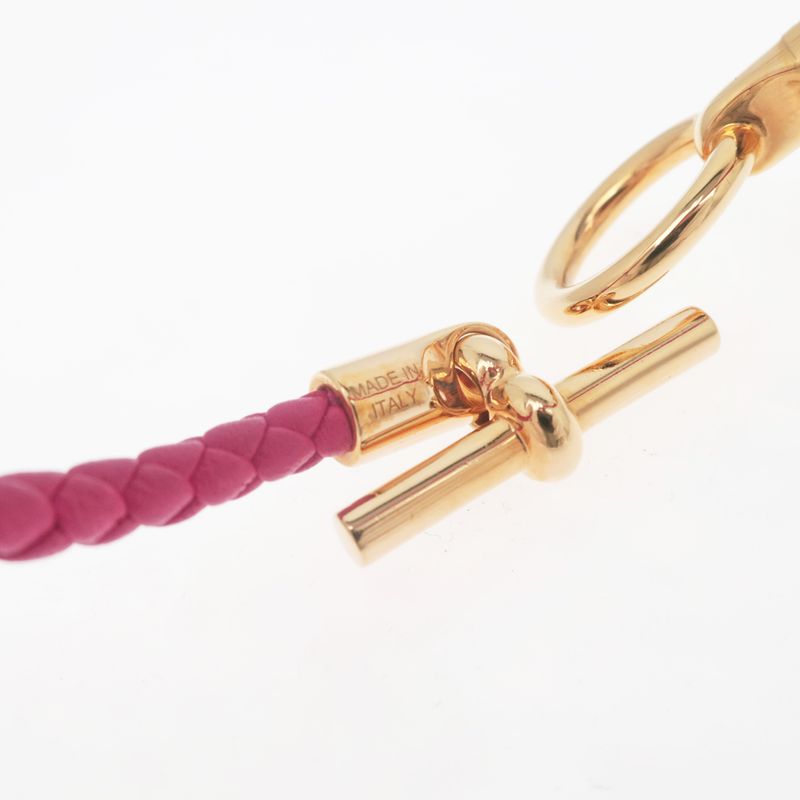 Hermes Grennan Bracelet Rose Mexico Gold Hardware Bangle Accessories -
