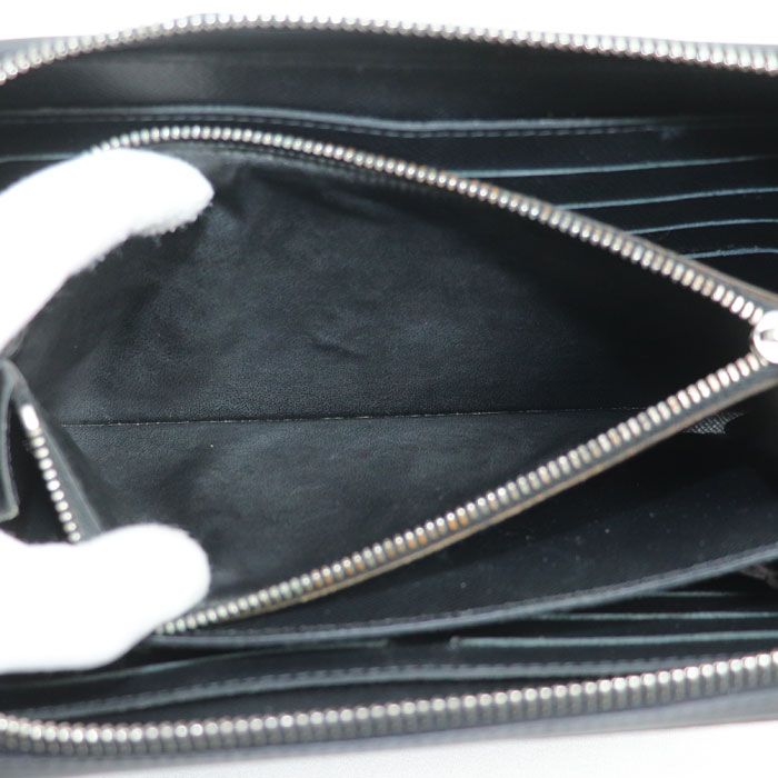 Louis Vuitton Zippy XL Long Wallet Round Zipper Monogram Macassar M61506 Ca2198