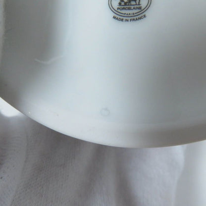 Hermes Chevaldrian Pottery Horse Horse Motif Sugar Pot White Gold With Box Made