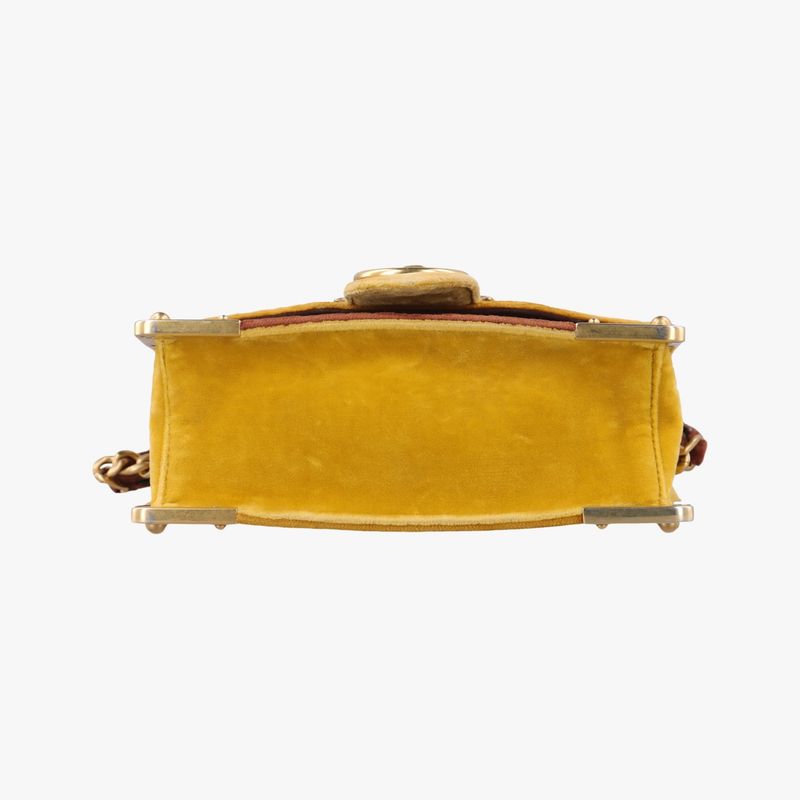 Prada Caye Lion Head Yellow And Brown Velour 1bd089110