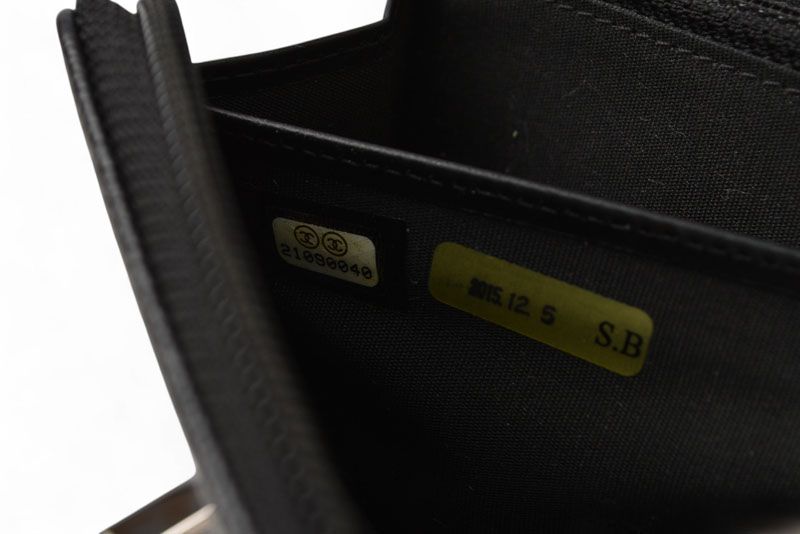 Chanel Wallet Chanel Long Wallet Round Zipper Caviar Skin Black Silver A50071