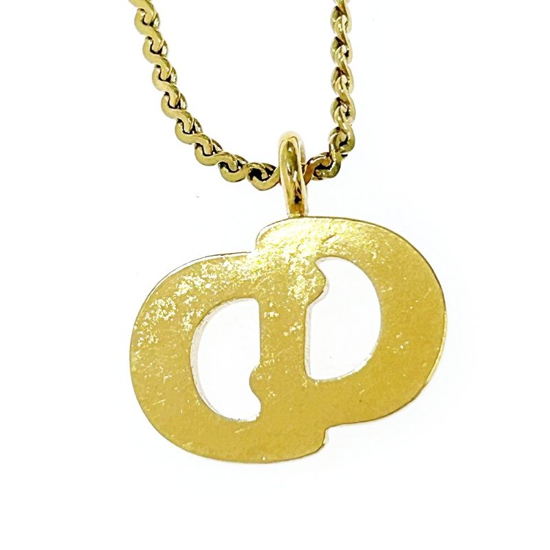 Christian Dior GP Rhinestone CD Logo Necklace Women 336148 Necklace