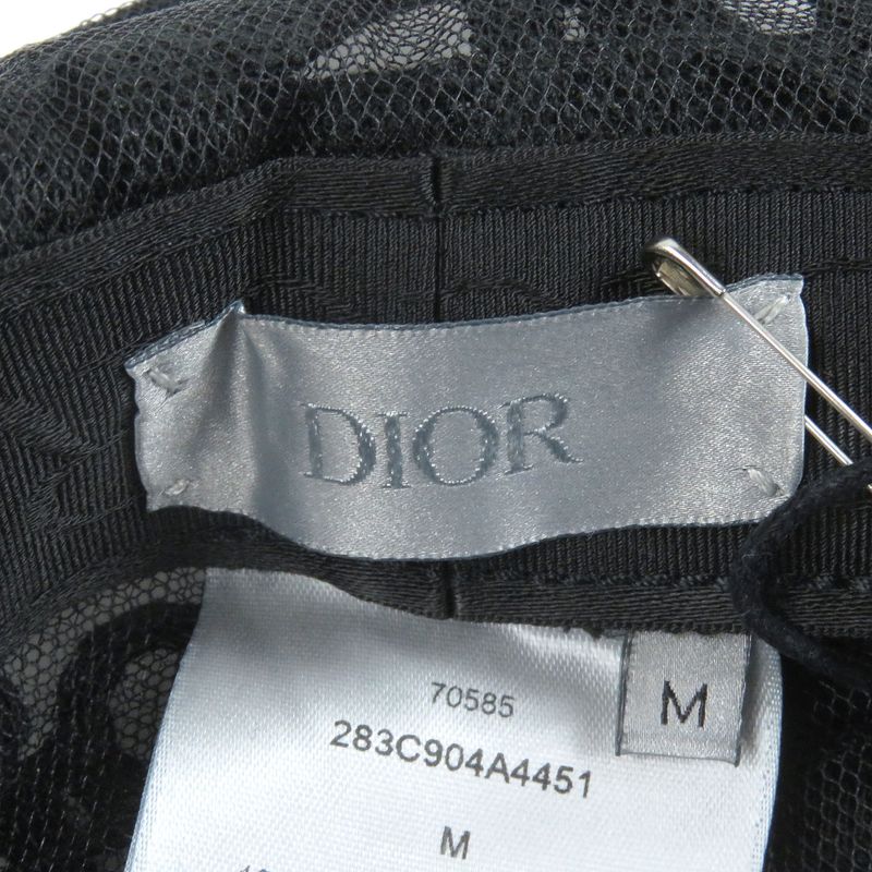 DIOR Homme 2022 283c904a4451 Oblique Embroidery Mesh Switch Design Bucket Hat