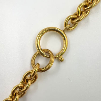 Chanel Coco Mark GP Gold Necklace Gold