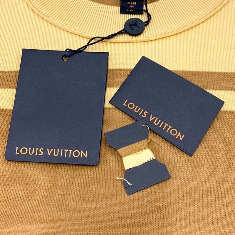 Louis Vuitton Top Knit Monogram Long Sleeve Brown