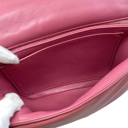 Loewe Shoulder Bag Puffergoya Bag Ap40p41x01 Lambskin Anagram Plum Rose Pink