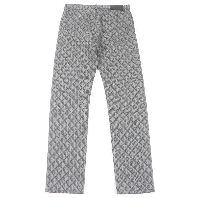 DIOR Homme 313d004b329x Cotton Cowhide CD Diamond Logo Allover Button Fly