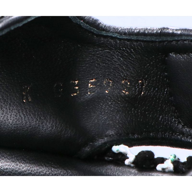 Chanel G35927 Coco Mark Tweed/leather Flats 36C