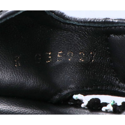 Chanel G35927 Coco Mark Tweed/leather Flats 36C