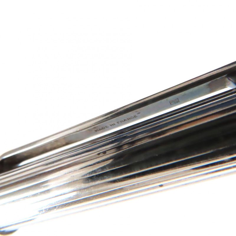  Cartier Must De Cartier Ballpoint Pen With Stripes Logo Engraved