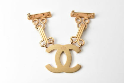 Chanel Brooch Chanel Pin Brooch Coco Mark Vintage Gold