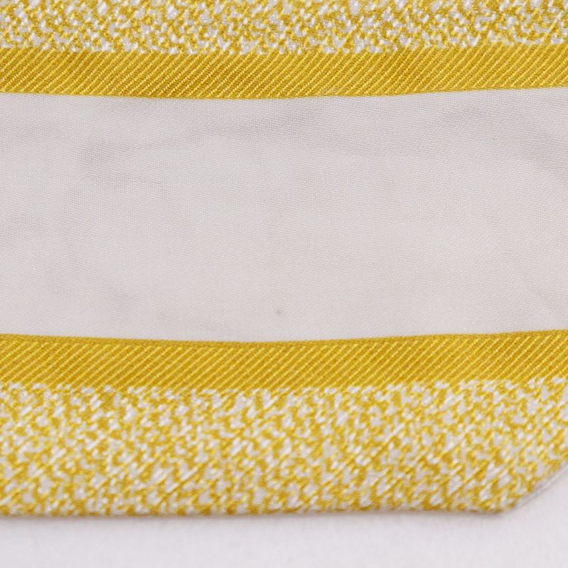 [dior] Christian Dior Mitzah Toile De Jouy Sauvage Ribbon Scarf Silk Yellow/whit