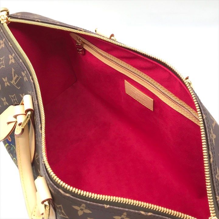 Louis Vuitton Takashi Murakami Monogram Keepall Bandouliere 45 Boston Bag