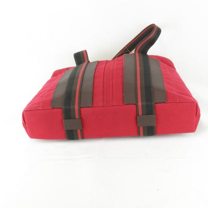 Hermes Troca Horizontal MM Tote Bag Canvas/leather Ladies