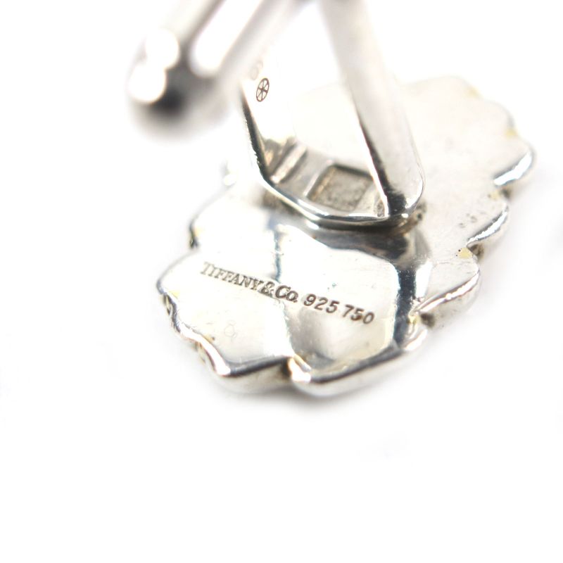 Tiffany & Co Combination Twisted Rope Cufflinks Button Cufflinks Sv925 18K