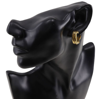 Chanel Coco Mark Loop Vintage Gold Plated 93P Ladies 11g Earring