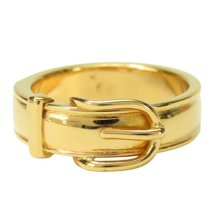 Hermes Scarf Ring Santure Metal Gold Belt Motif Accessory Plated Ladies Women