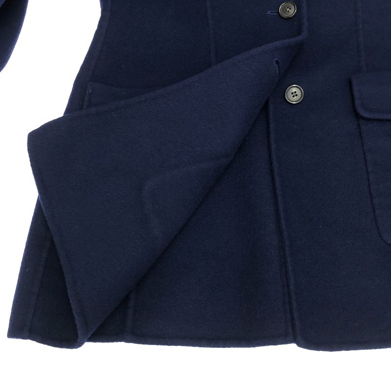 Prada 1990's Wool Cashmere Double Face Jacket Blue 42